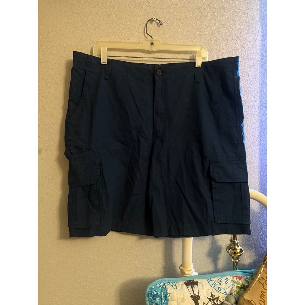 Magellan Outdoors Cargo Shorts Men’s Navy Sz 38 Fishing Utility  100% Cotton